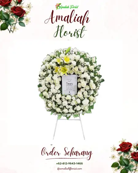 Krans Bunga Duka Belida Darat