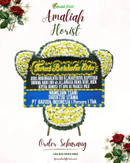 Papan Bunga Duka Belida Darat